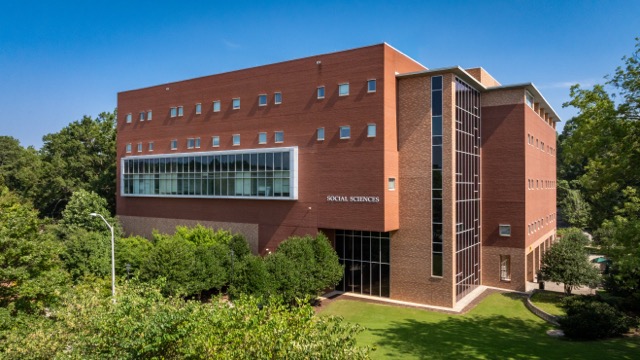outside view of the social sciences building