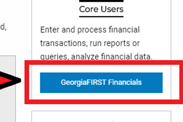 coure users enter and process financial transactions run reports or queries analyze financial data georgiafirst financials