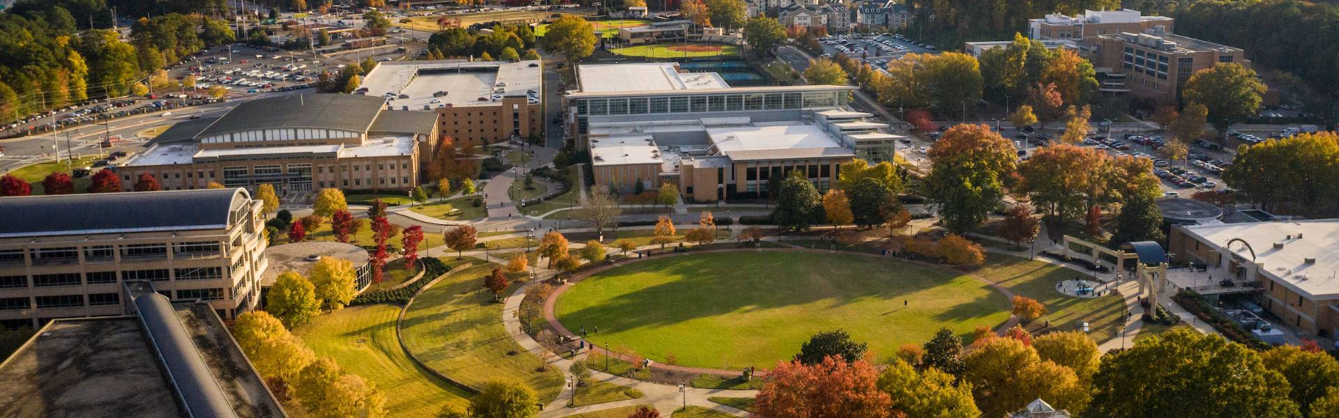 aerial view of ksu campus