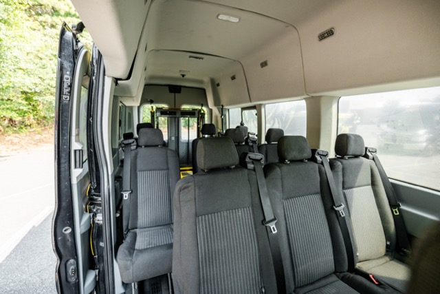 inside of the KSU Big Owl Van.