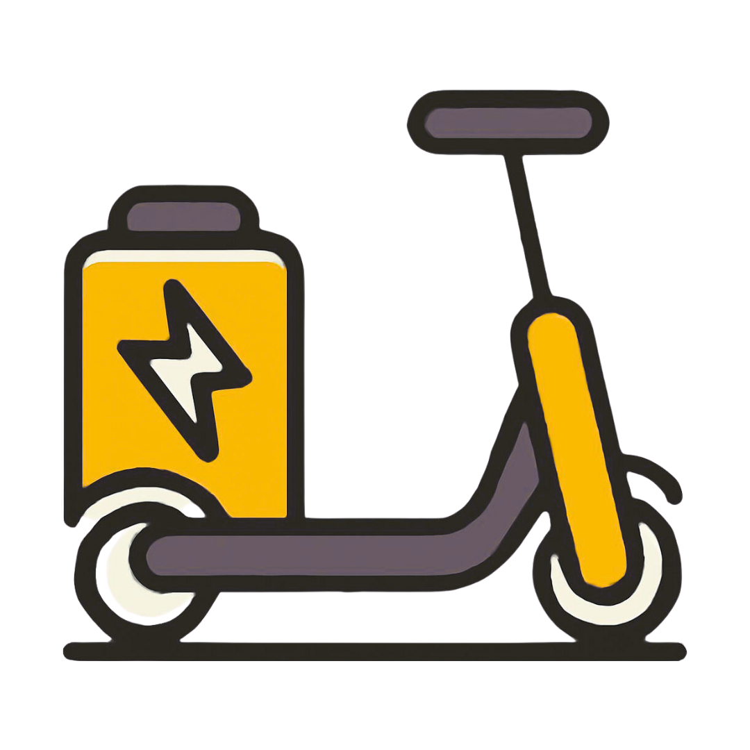 scooter charging icon