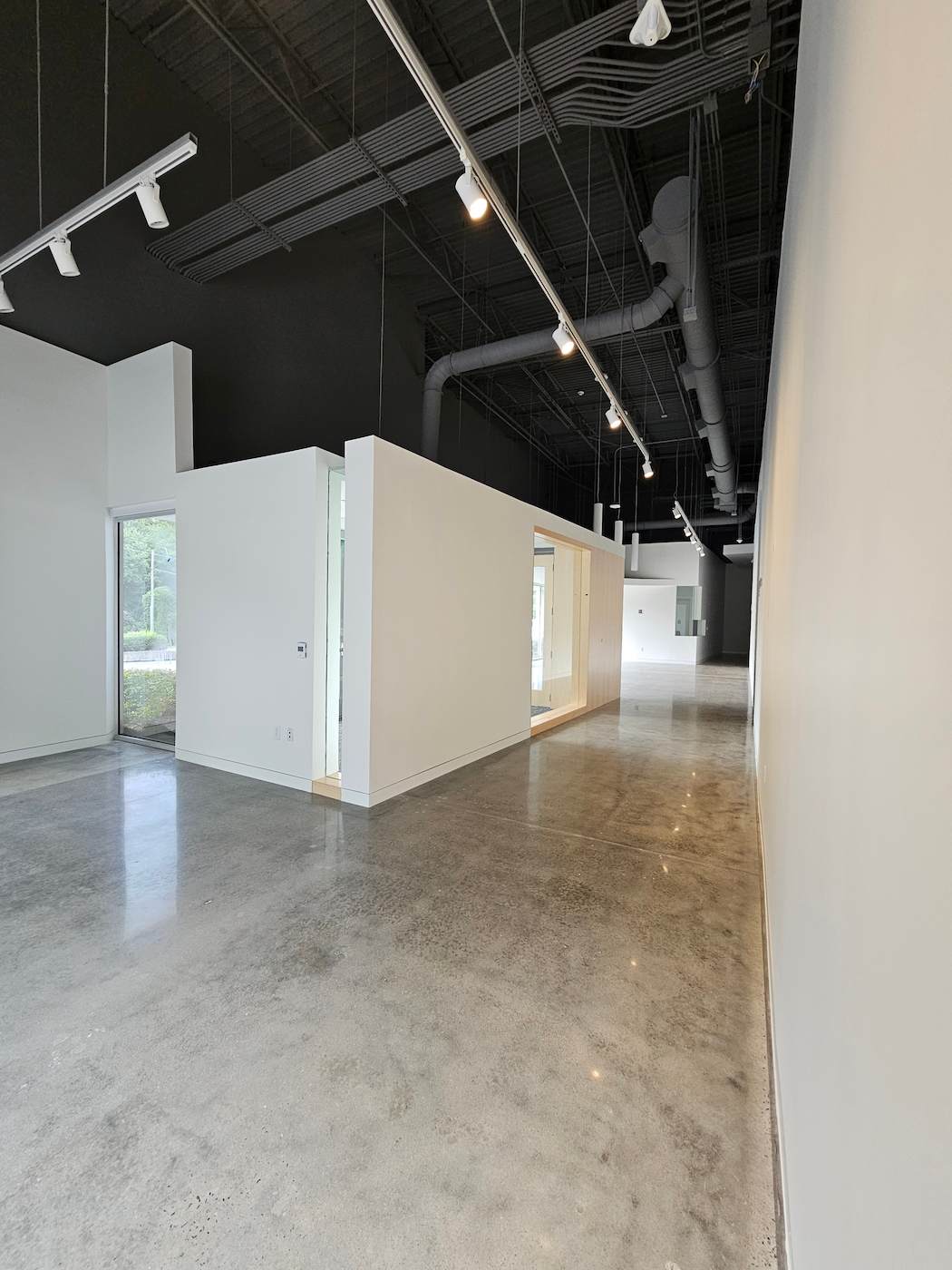 arts district gallery interior hallways