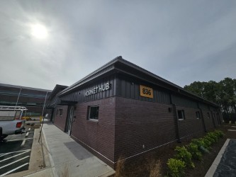hornet hub exterior side view