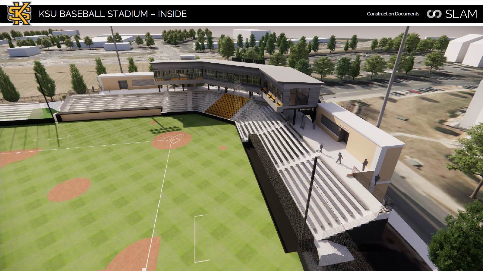 rendering of mickey dunn stadium seating