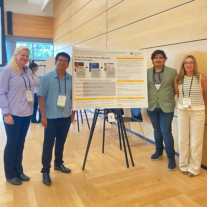 Veterans & Visionaries – Symposium / The Veterans & Visionaries team presented their work at a research conference in Seattle, Washington.