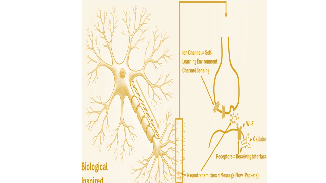 graphic showing neuron