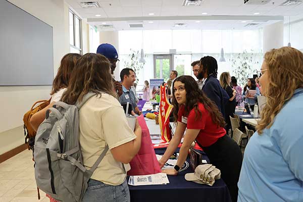 crowd of people at engagement day