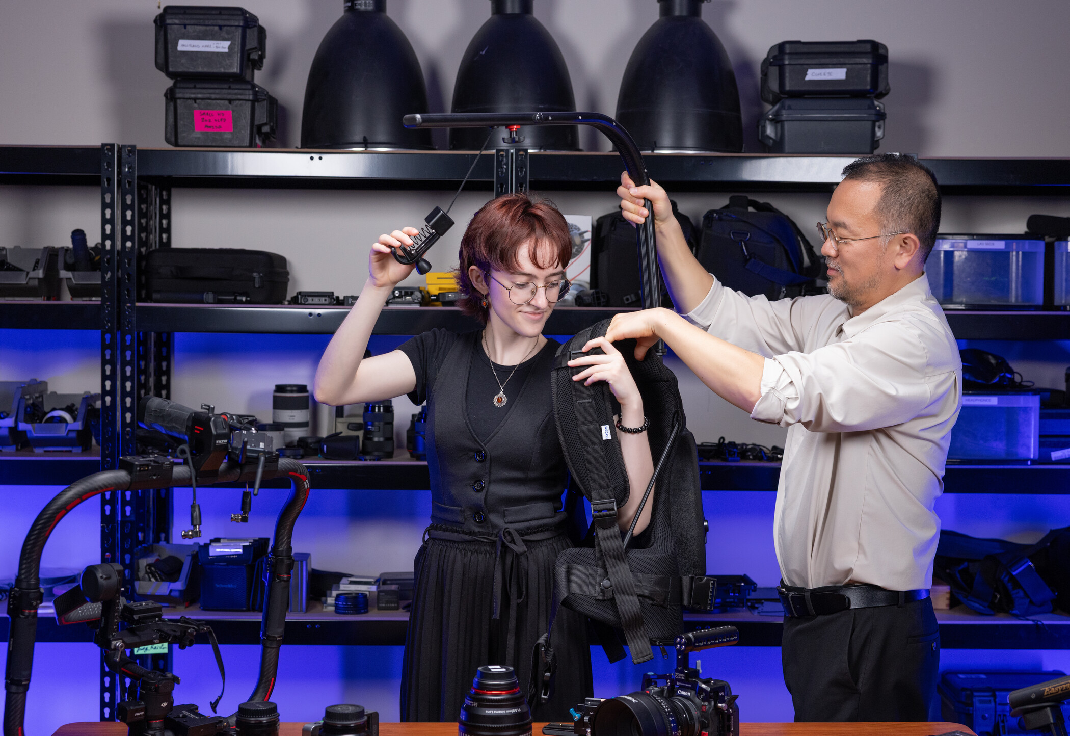 filmmaker professor and student