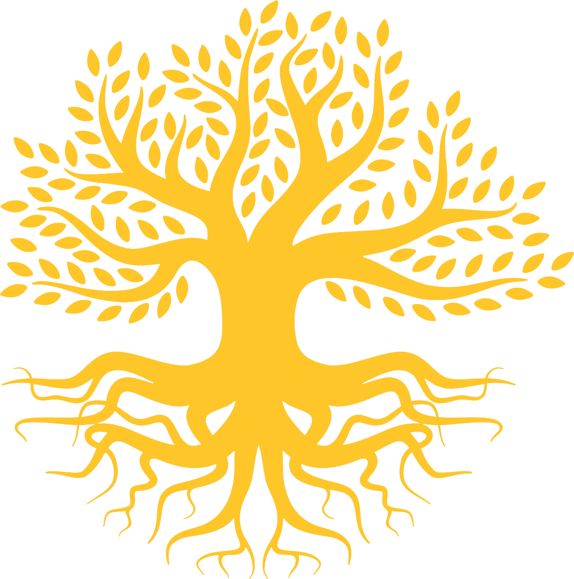 tree with roots icon