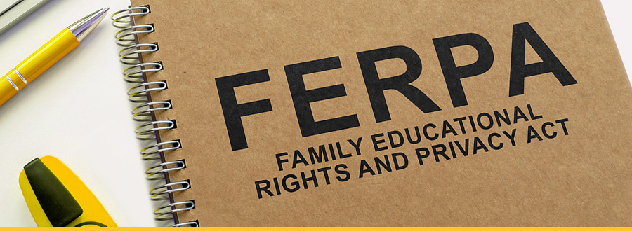 Image representing the Family Educational Rights and Privacy Act (FERPA) with a focus on education and privacy rights.